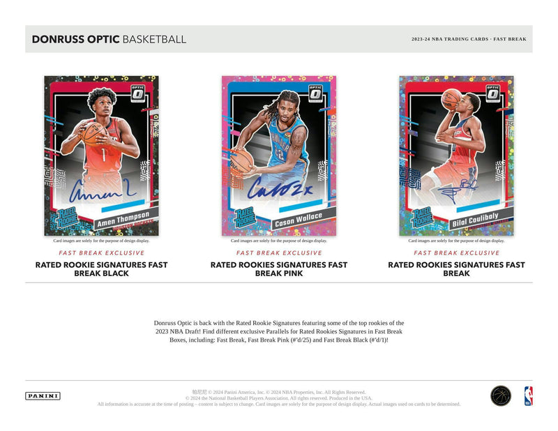 2023/24 Panini Donruss Optic Basketball Fast Break Box