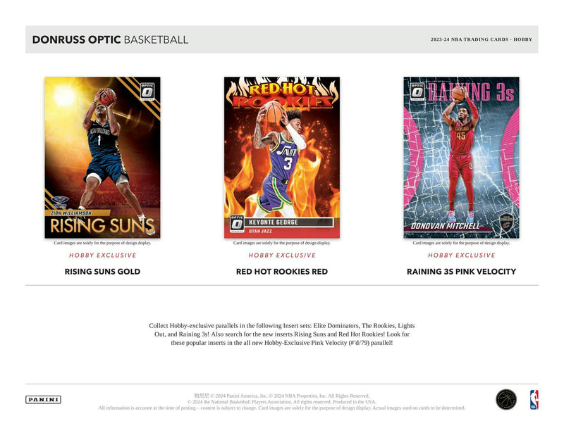 2023/24 Panini Donruss Optic Basketball Hobby Box