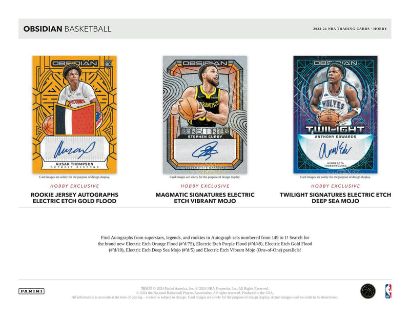 2023/24 Panini Obsidian Basketball Hobby Box