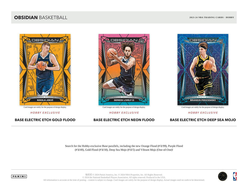 2023/24 Panini Obsidian Basketball Hobby Box