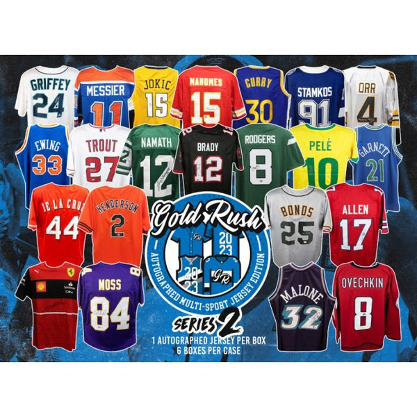 2023 Gold Rush Autographed Multi-Sport Jersey Series 2