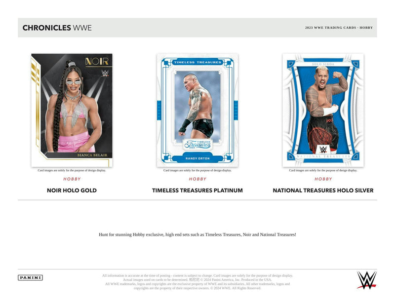 2023 Panini Chronicles WWE Wrestling Hobby Pack