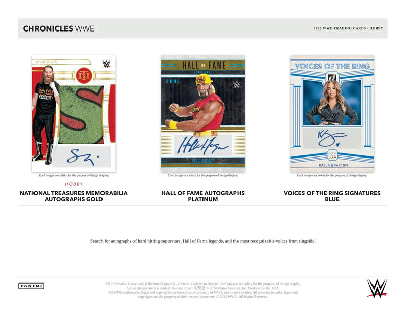 2023 Panini Chronicles WWE Wrestling Hobby Pack