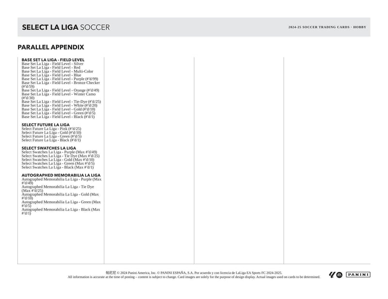 MONEYBALL MONDAY 2024/25 Panini Select La Liga Soccer Hobby Box PERSONAL BREAK