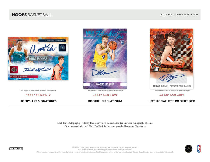 2024/25 Panini Hoops Basketball Hobby Box