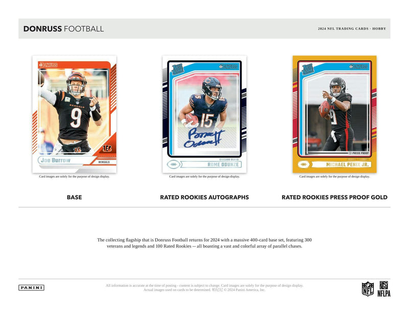 2024 Panini Donruss Football Hobby Box