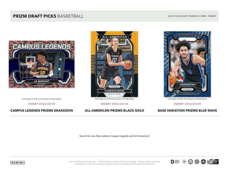 2024/25 Panini Prizm Draft Basketball Hobby Box