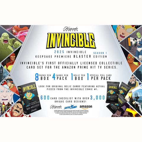 2025 Invincible Keepsake Premiere Edition Season 1 Hanger Pack