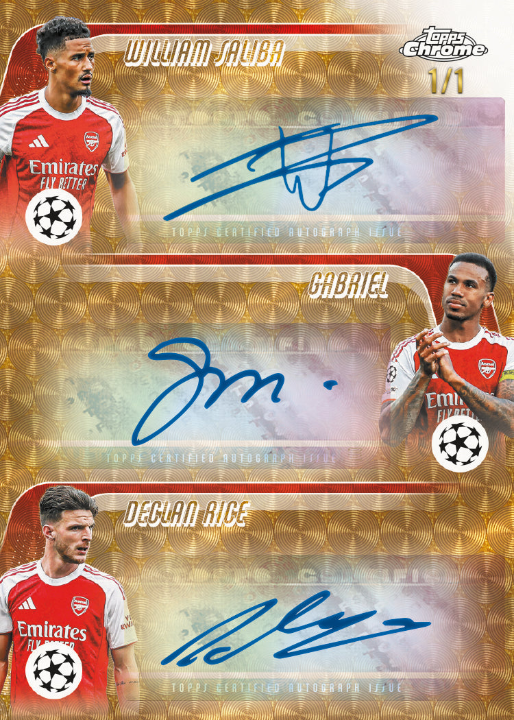 2025-26 Topps Chrome UEFA Club Competitions - Hobby - 2-Box Break