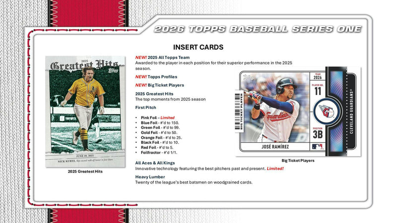 2026 Topps Series 1 Baseball 6-Pack Blaster Box
