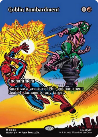 Goblin Bombardment (Borderless) [Marvel's Spider-Man: Eternal-Legal]