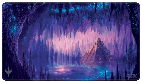 Ultra Pro - The Lost Caverns of Ixalan Cavern of Souls White Stitched Standard Gaming Playmat for Magic: The Gathering