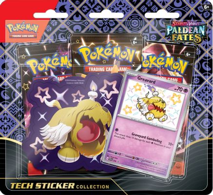 Scarlet & Violet: Paldean Fates - Tech Sticker Collection (Greavard)