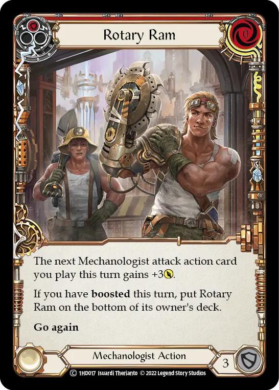 Rotary Ram (Red) [1HD017] (History Pack 1 Dash Blitz Deck)