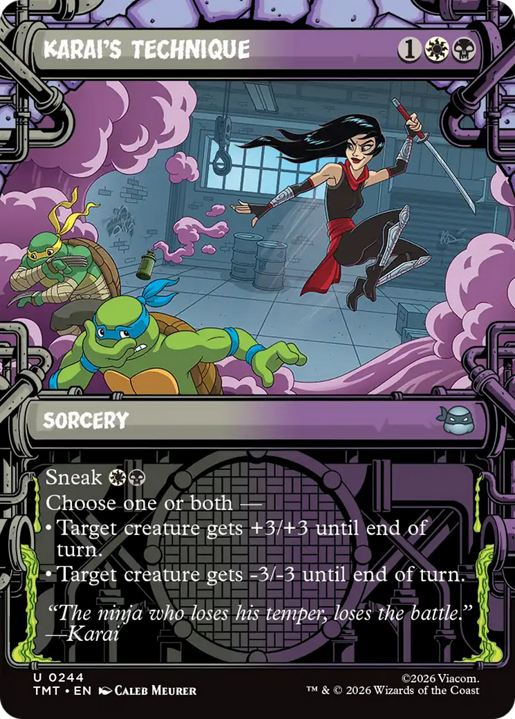 Karai's Technique (Showcase) [Teenage Mutant Ninja Turtles]
