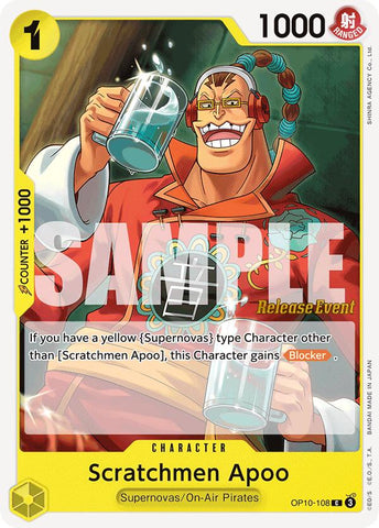Scratchmen Apoo [Royal Blood Release Event Cards]