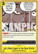 Let's Meet Again in the New World [Royal Blood Release Event Cards]