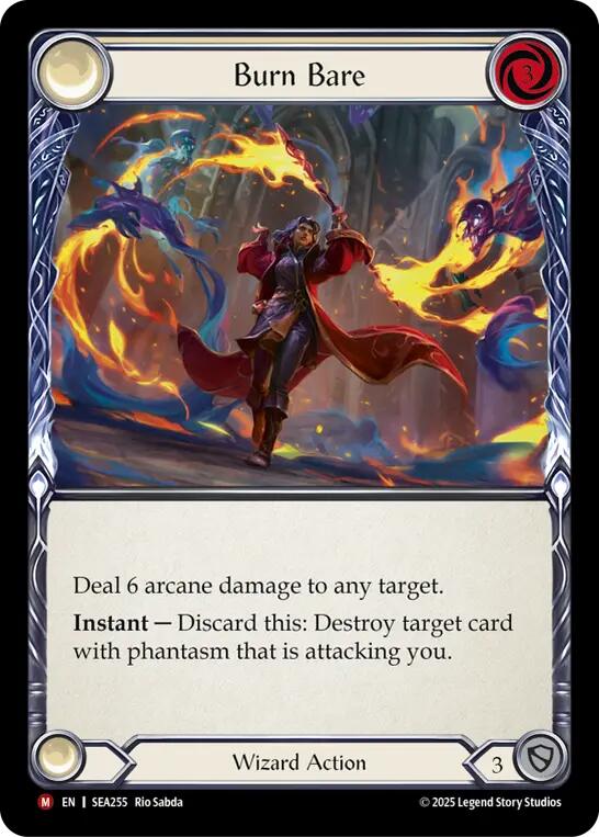 Burn Bare [SEA255] (High Seas)  Rainbow Foil