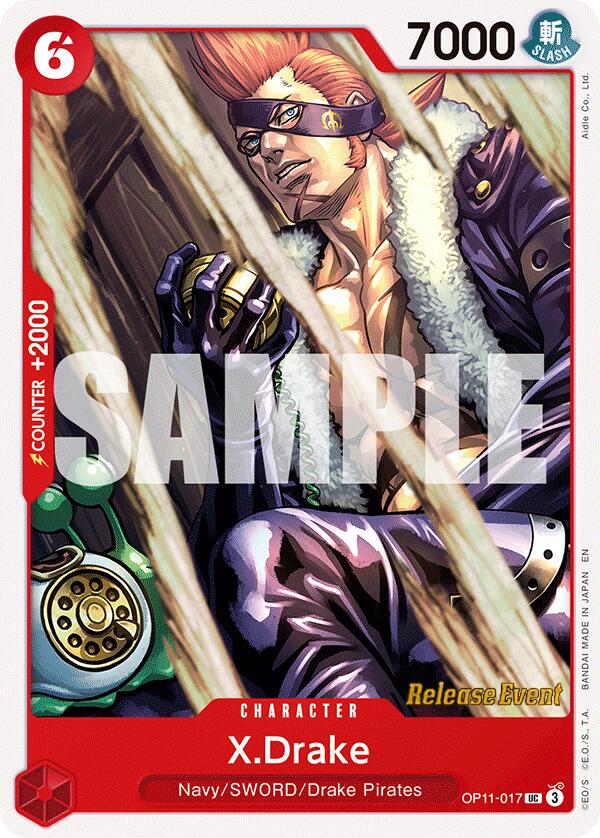 X.Drake [A Fist of Divine Speed Release Event Cards]