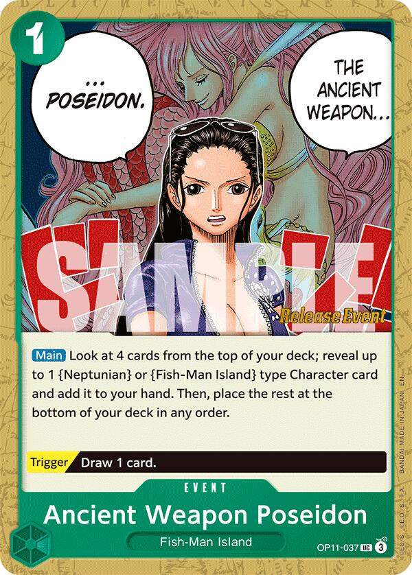 Ancient Weapon Poseidon [A Fist of Divine Speed Release Event Cards]