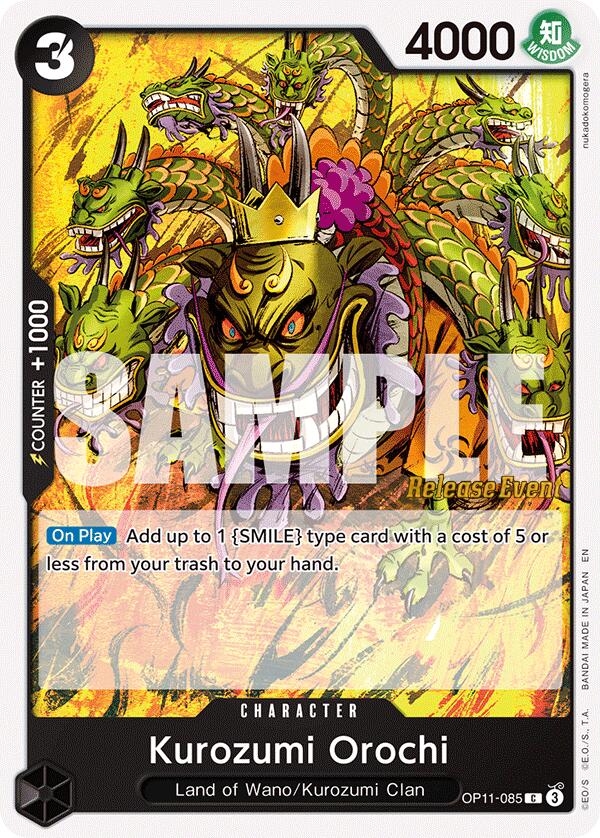 Kurozumi Orochi [A Fist of Divine Speed Release Event Cards]