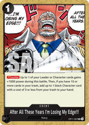 After All These Years I'm Losing My Edge!!! [A Fist of Divine Speed Release Event Cards]