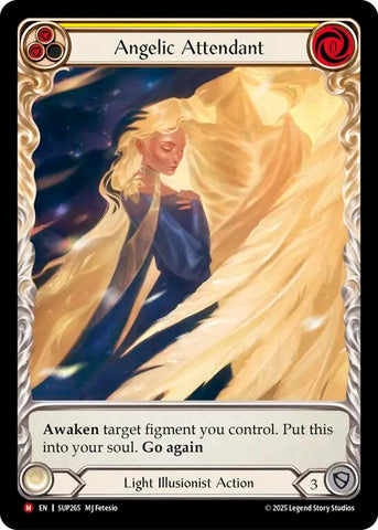 Angelic Attendant (Extended Art Cold Foil) [SUP265] (Super Slam)  Cold Foil
