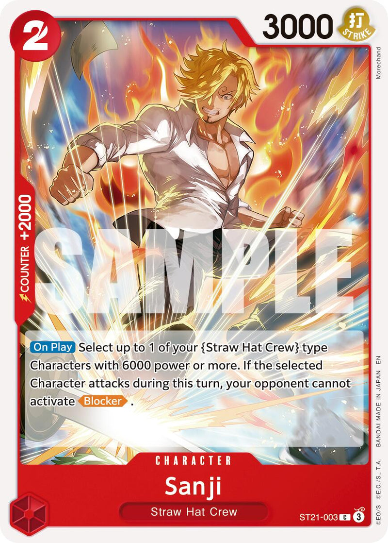 Sanji (ST21-003) (Reprint) [Premium Booster -The Best- Vol. 2]