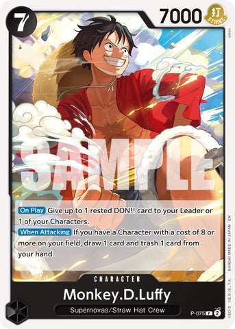Monkey.D.Luffy (P-075) (Reprint) [Premium Booster -The Best- Vol. 2]