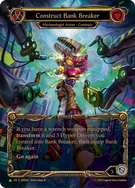Construct Bank Breaker [JDG052] (Promo)  Cold Foil