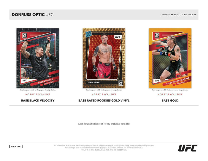 2022 Panini Donruss Optic UFC Hobby Pack