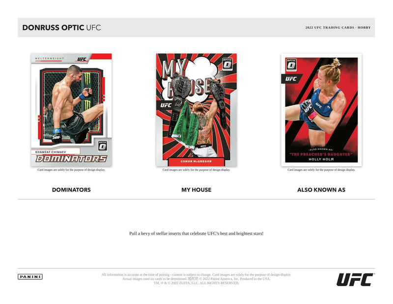 2022 Panini Donruss Optic UFC Hobby Pack