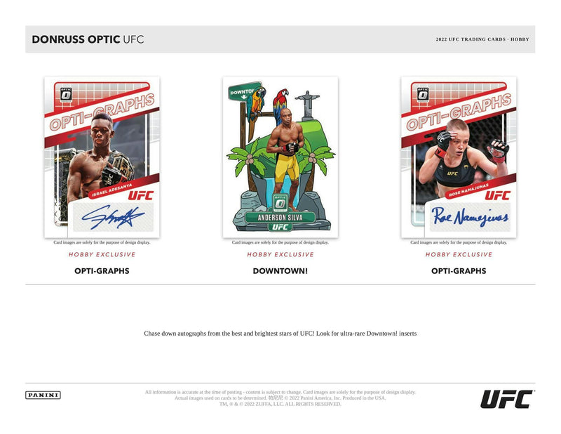 2022 Panini Donruss Optic UFC Hobby Pack