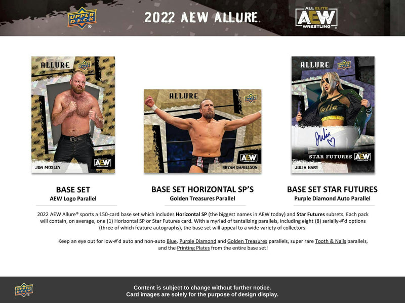 2022 Upper Deck AEW Allure Wrestling Hobby Box