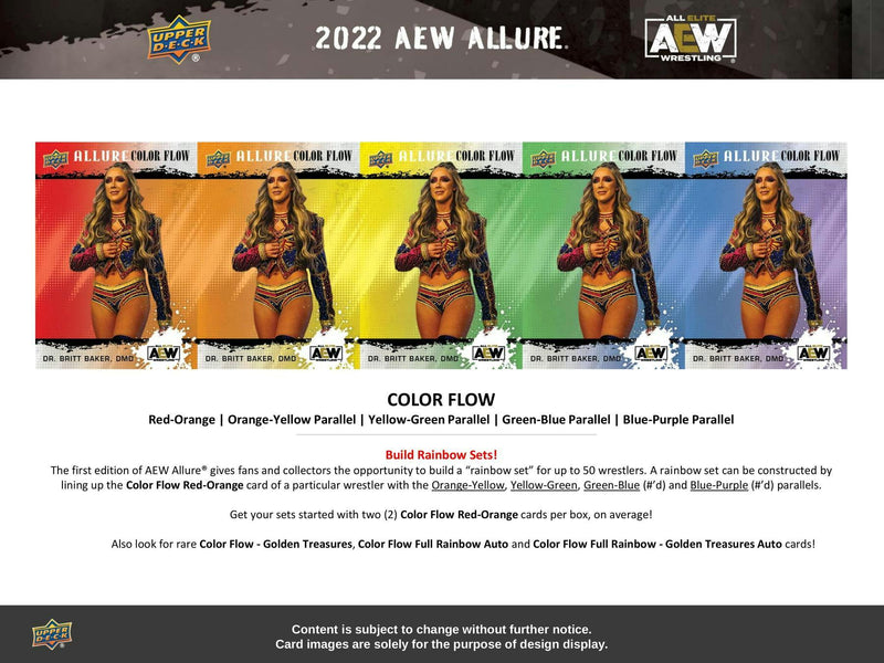 2022 Upper Deck AEW Allure Wrestling Hobby Box