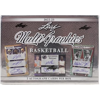 2022-23 Leaf Multigraphics Basketball Hobby Box