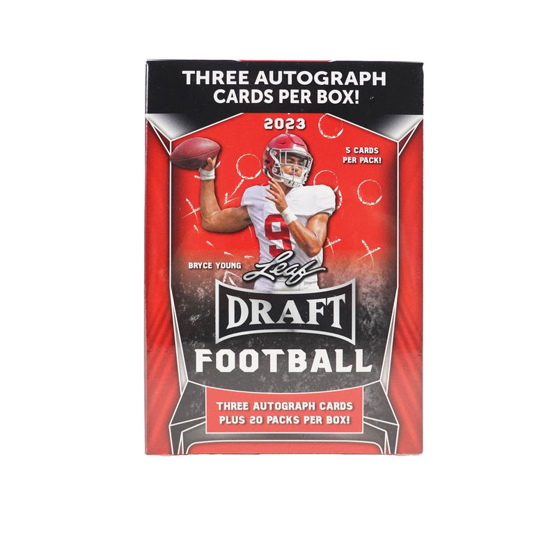 2023 Leaf Draft Football Trading Card Blaster Box