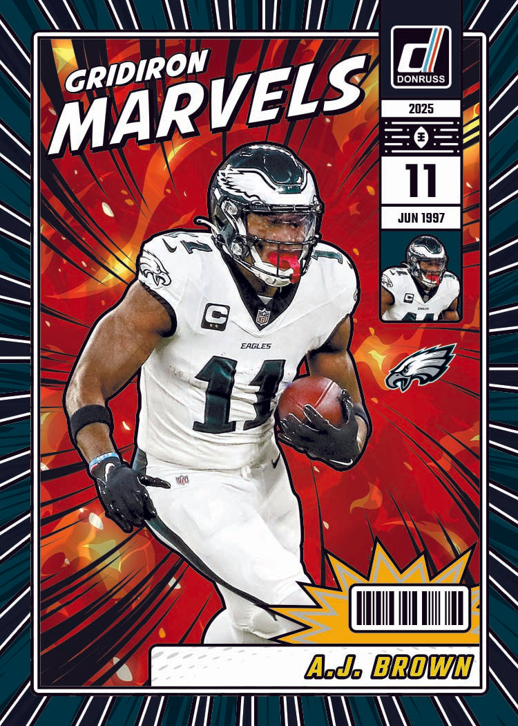 2025 Panini Donruss Football Hobby 6-Box