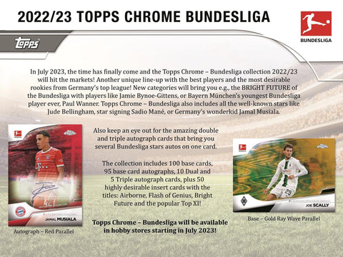 2022-23 Topps Chrome Bundesliga Soccer Hobby Box