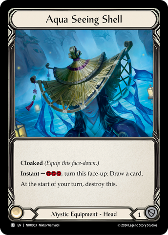 Aqua Seeing Shell [NUU003] (Part the Mistveil Nuu Blitz Deck)