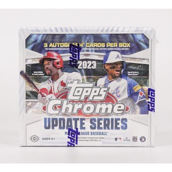 2023 Topps Chrome Update Series Baseball Hobby Jumbo Box