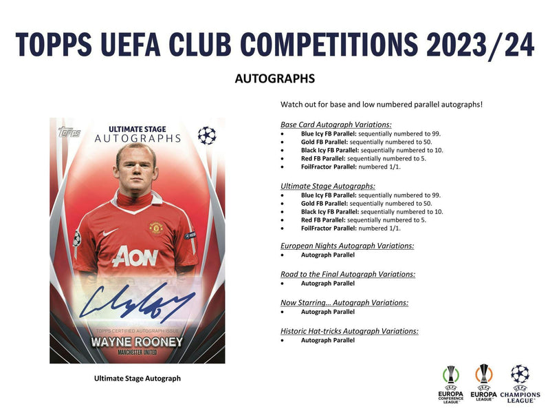 2023/24 Topps UEFA Club Competitions Soccer 7-Pack Blaster Box