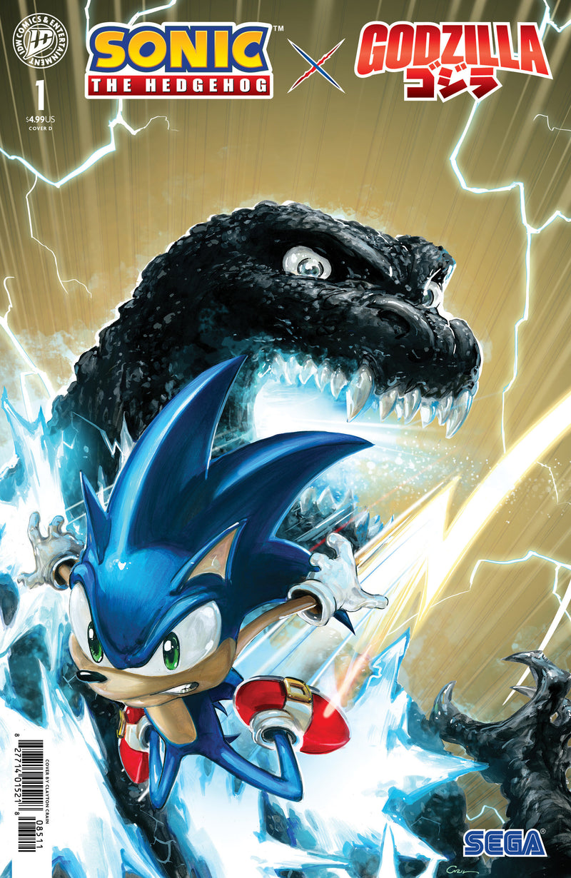 Sonic The Hedgehog X Godzilla