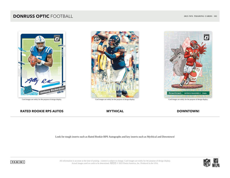 2023 Panini Donruss Optic Football H2 Box