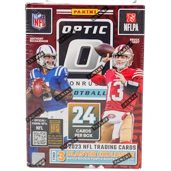 2023 Panini Donruss Optic Football 6-Pack Blaster Box (Purple Shock)