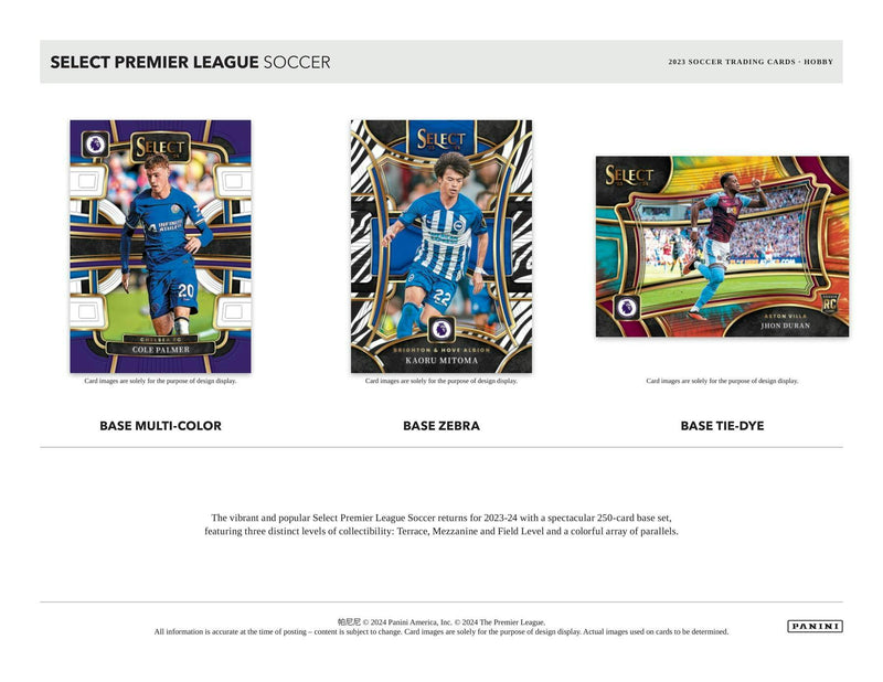 2023/24 Panini Select Premier League EPL Soccer Hobby Box