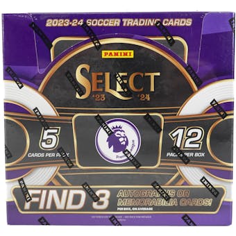 2023/24 Panini Select Premier League EPL Soccer Hobby Box