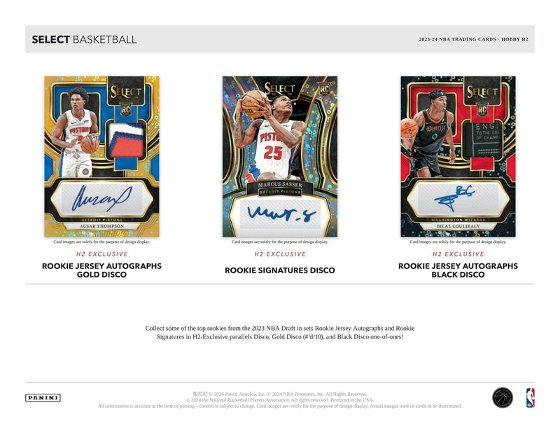 2023/24 Panini Select Basketball H2 Box