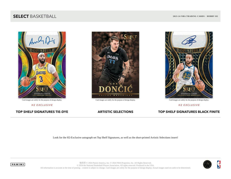 2023/24 Panini Select Basketball H2 Box