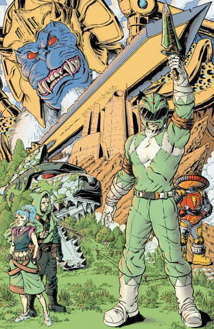 Power Rangers Green #3 F 1:20 Variant Edition Variant (Full Art, Rasmussen)